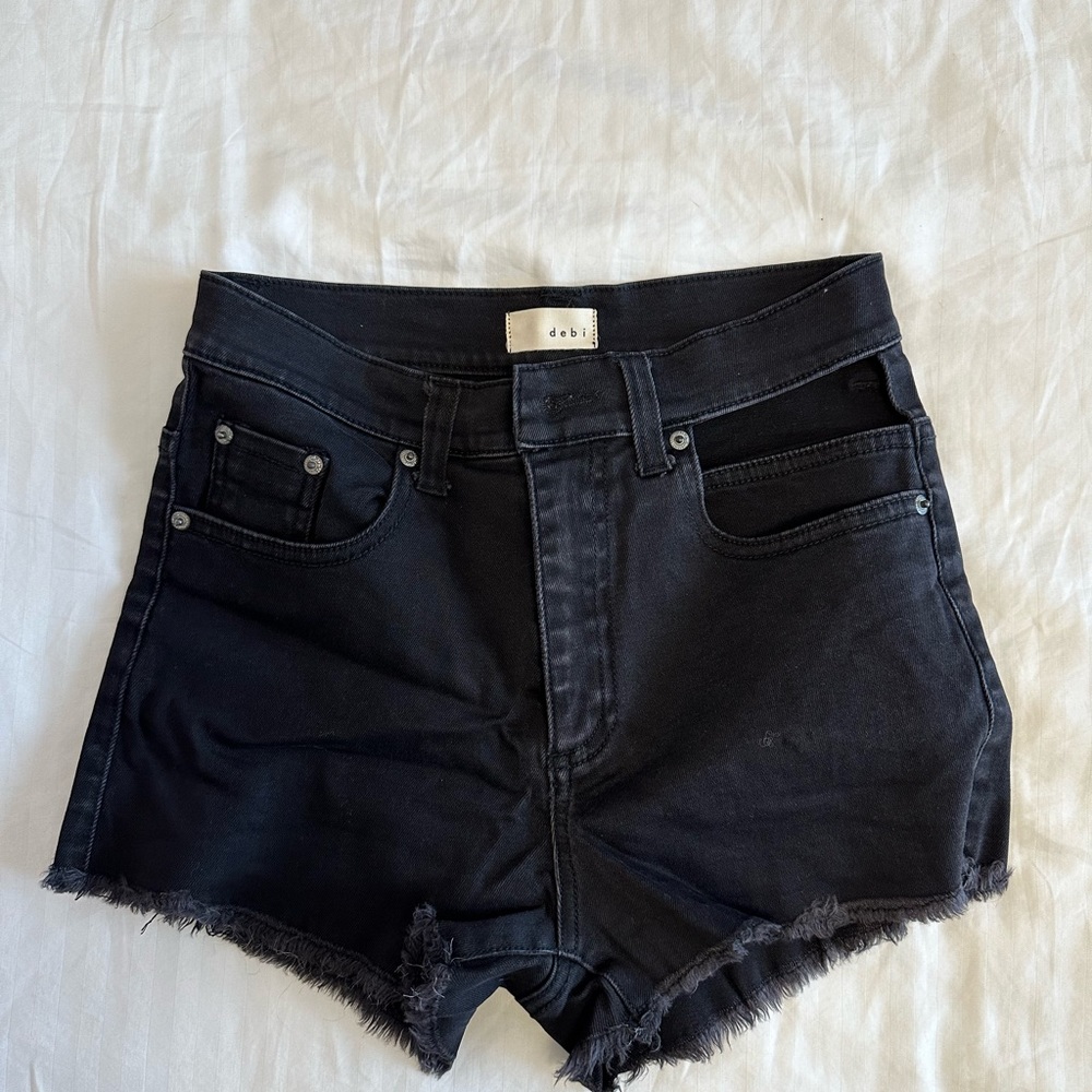 Black Shorts w Slit